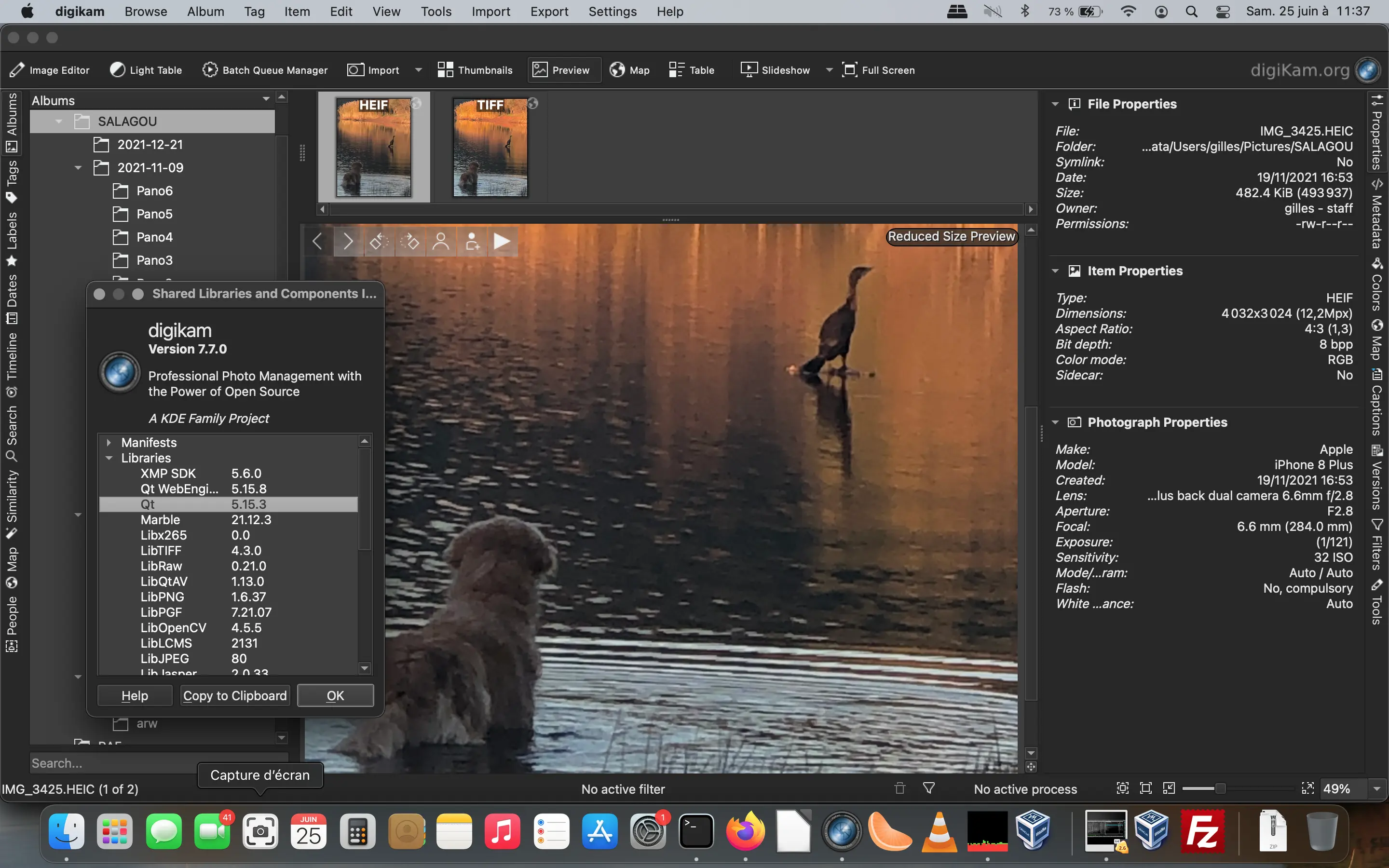 digiKam 7.7.0 Running Under macOS With Qt 5.15 LTS